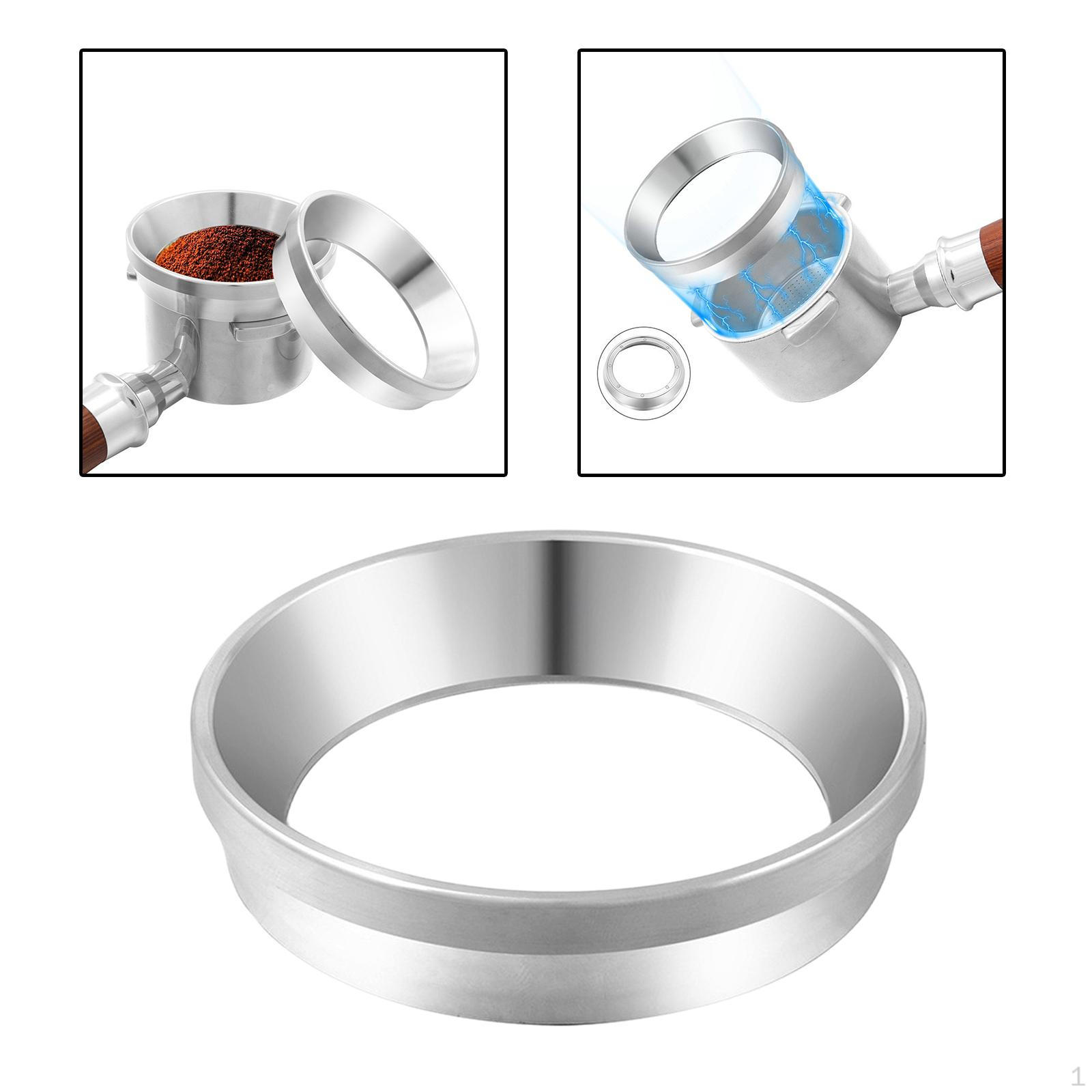 Magnetic Espresso Dosing Funnel Precision Stainless Steel for Portafilters 58mm