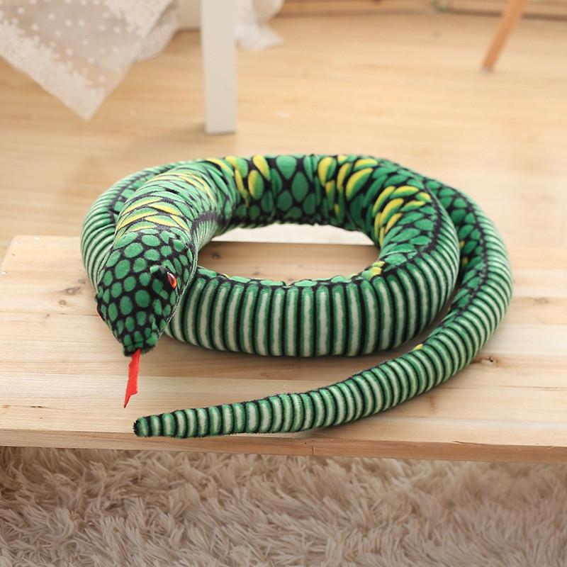 

New Doll: Changqing Big Snake Plush Toy, Snake Big Python Plush Toy, Doll Doll зелений