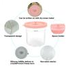 4Pcs Replacement Silicone Lid for NC301 NC300 NC299AMZ Series Container Ice Cream Maker Dishwasher Safe Accessory