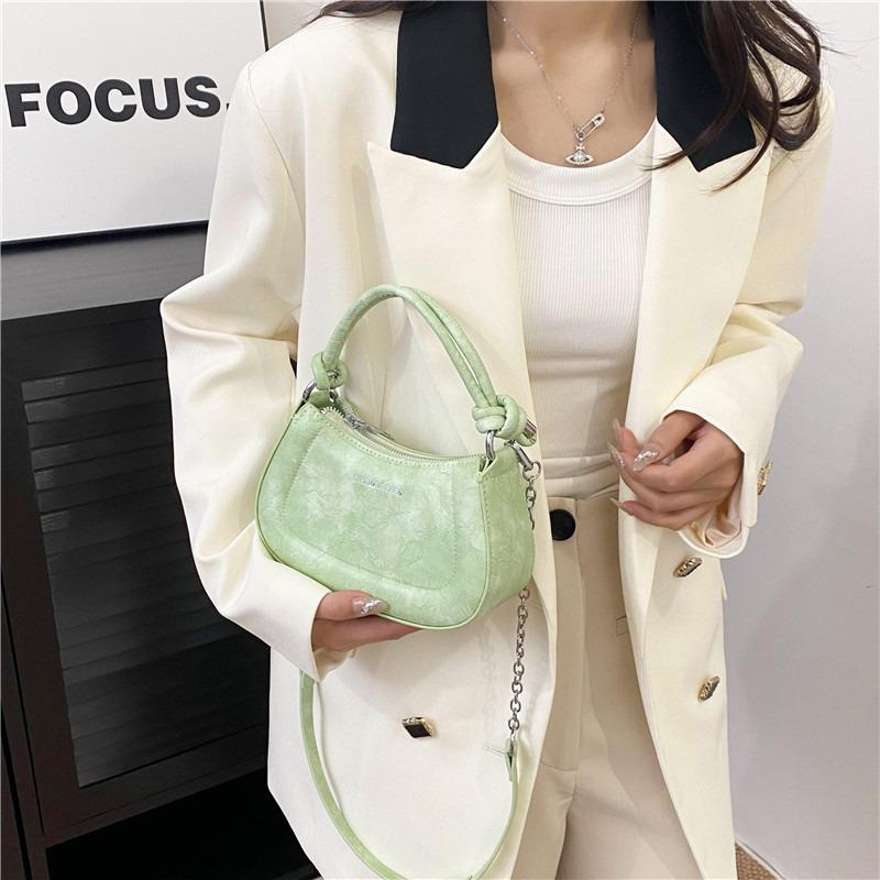 Dámská retro kabelka 2024 Spring New Fashion Řetízková taška přes rameno Gradient Crossbody