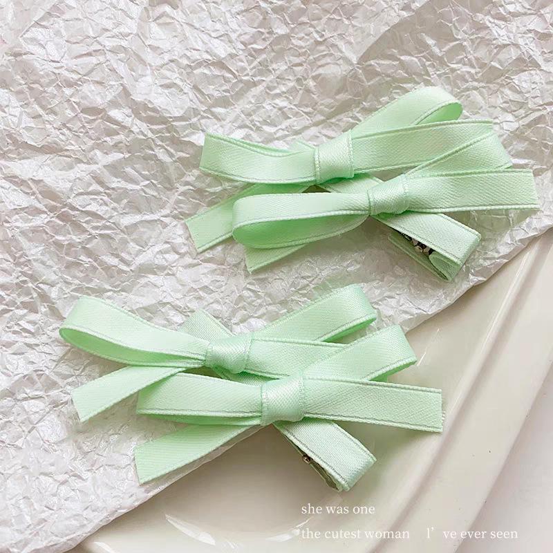 Süße Schleifen-Haarspange für Frauen & Babys - Entenschnabel-Haarnadel für seitliche Ponyfransen
