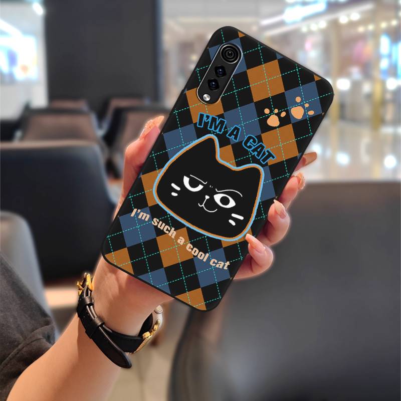 Soft case Full wrap Phone Case For LG Velvet 4G/5G Graffiti Phone Pouch TPU Animals Durable Silicone Fashion Design Cute