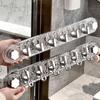 Suction Cup Hook Strong Bathroom Towel Rack No Punching Wall Hooks Hanging Coat Door Back Key Bag Holder Bathroom Accessories