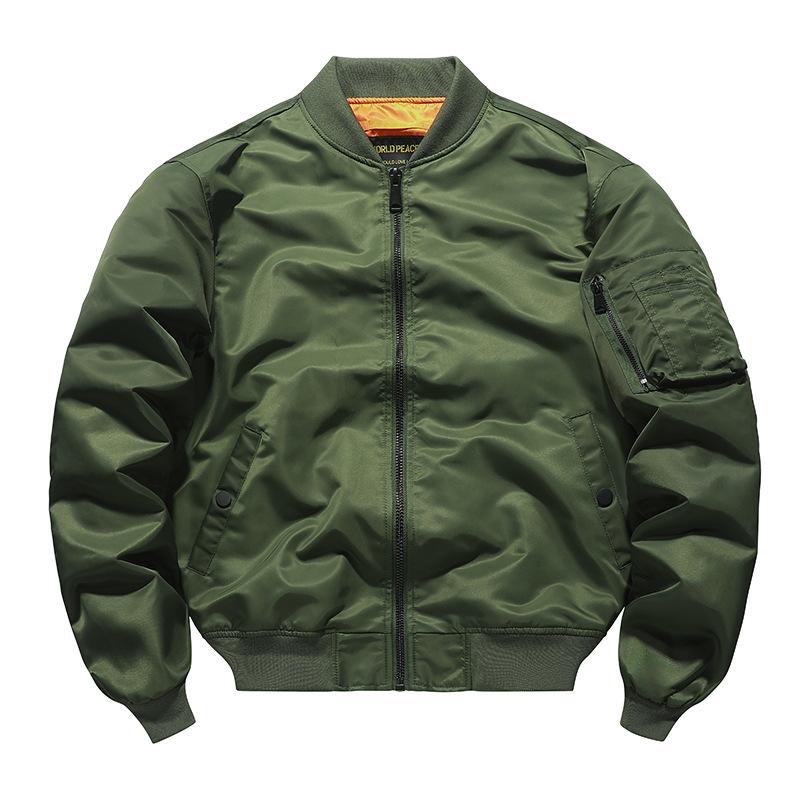 

Tough Guy Jacket Live Broadcast Air Force MA1 Pilot Men s Loose Fit Flight XXXL