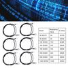 10Pcs   Thermistor Temperature Sensor Probe Round Lug Cold Pressed Terminal Connector 500mm