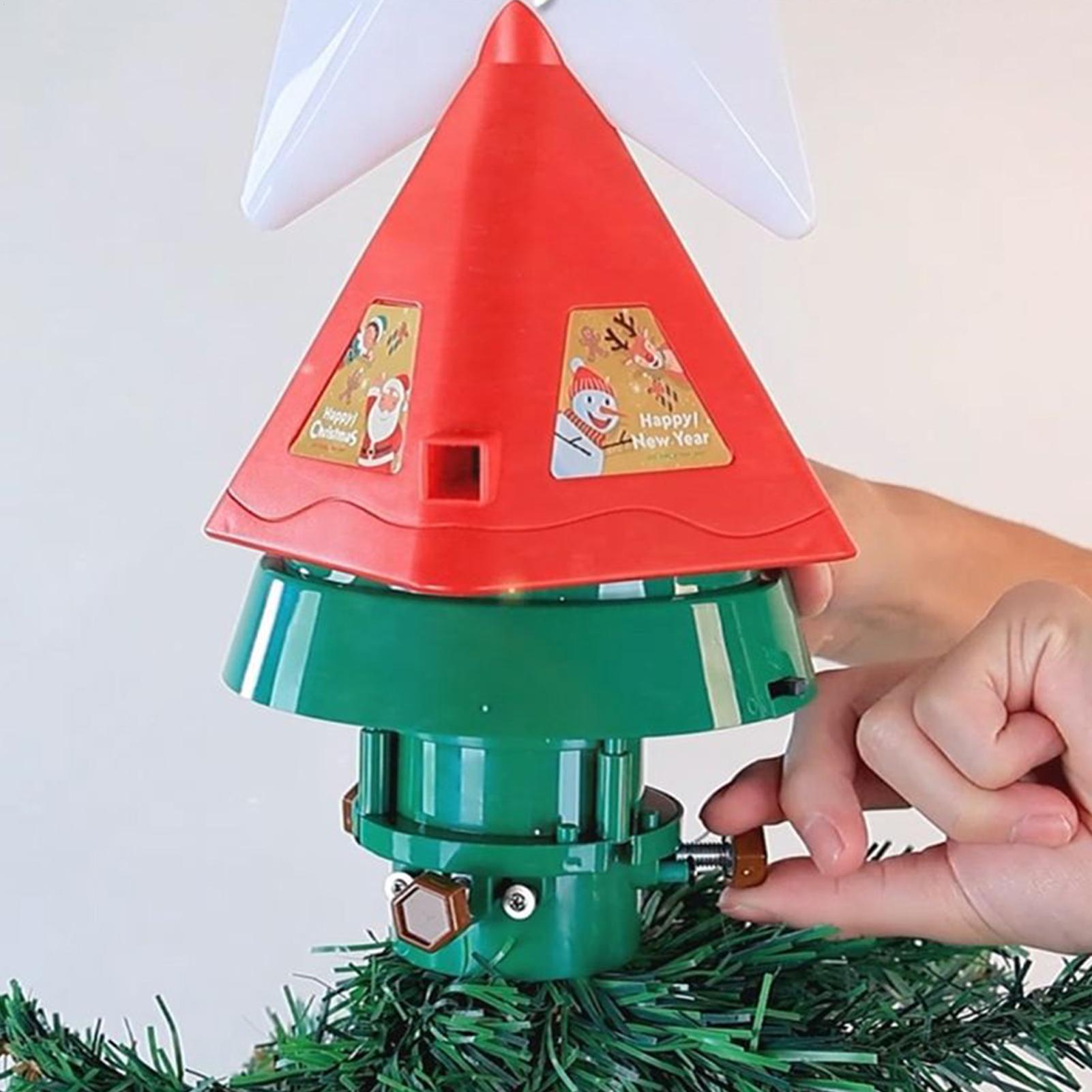 

Christmas Tree Topper Rotating Decoration USB Powered Rotating With Music Lights Snowmen Santa Christmas Tree Star Decoration CN