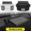 Solární ventilátor do auta 2,4 V automatický okenní ventilační ventilátor Chladicí ventilátor Úsporné čističky vzduchu Automobilový ventilátor Letní příslušenství
