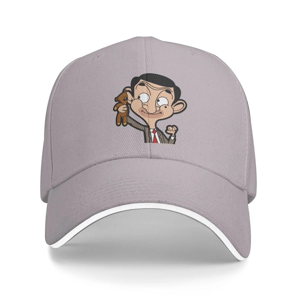 Mr Beans cartoon  Merch Men Women Baseball Cap  Dad Hat Vintage Daily Headwear Adjustable Sun Cap