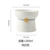 Ceramic Cat Bowl Anti Black Chin Non Spill Water Dish Pet Food Feeder for Cats and Dogs