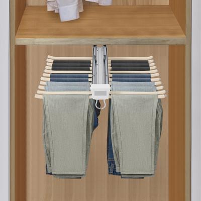 Double Row Trouser Hanger Extendable Trouser Holder For Wardrobe Multifunctional Trouser Trousers Organiser For Towels Scarves