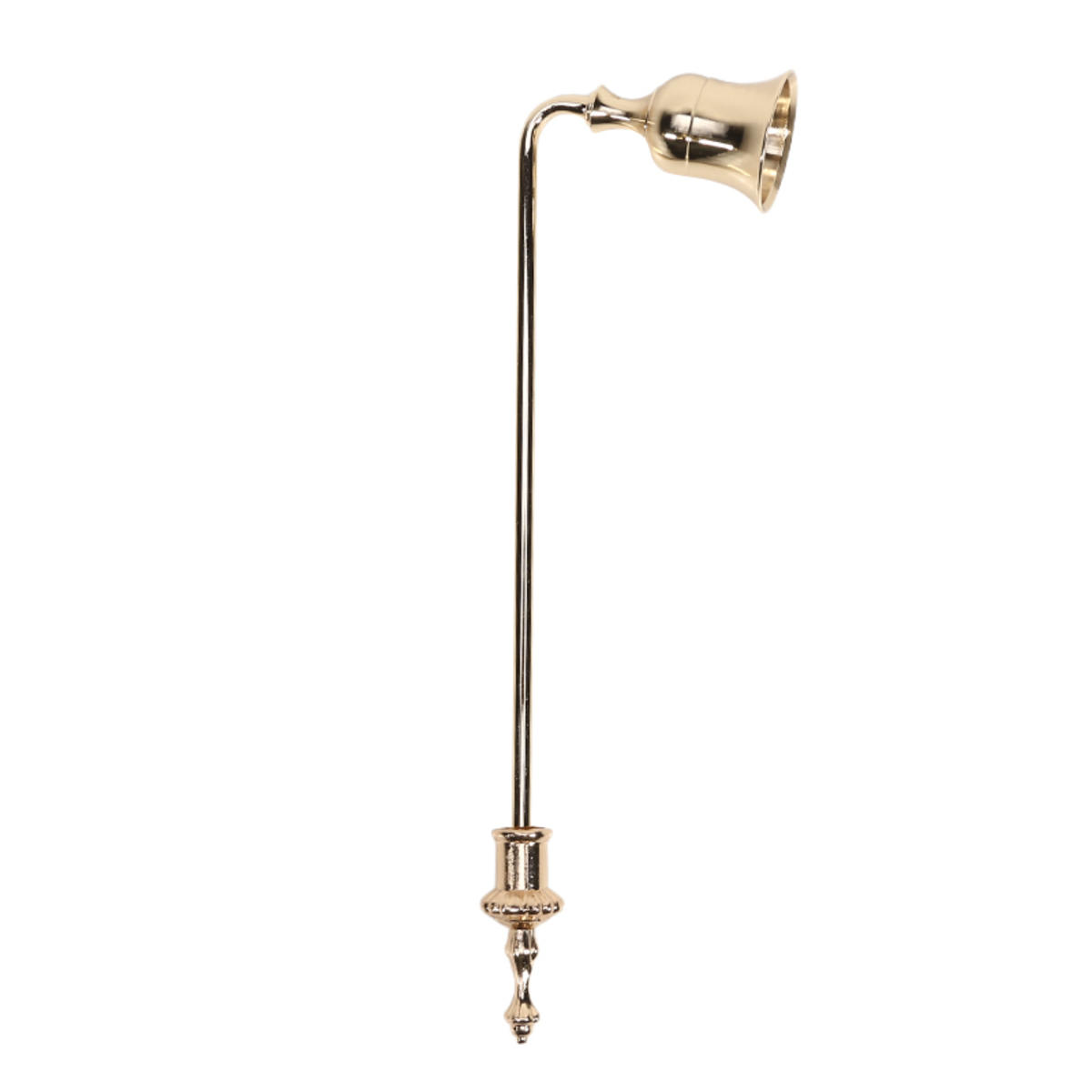 

Инструмент для тушения свечей Стоппер для свечей Полированная поверхность Колоколообразная крышка-гаситель для любителей свечей Аксессуары для ароматерапии long handle золотой