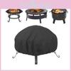 Versatile Modern Style Fire Pit Cover Made Of 210d Oxford Fabric For Outdoor Use