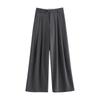 Chuyu Women's High-Waist Striped Wide-Leg Trousers