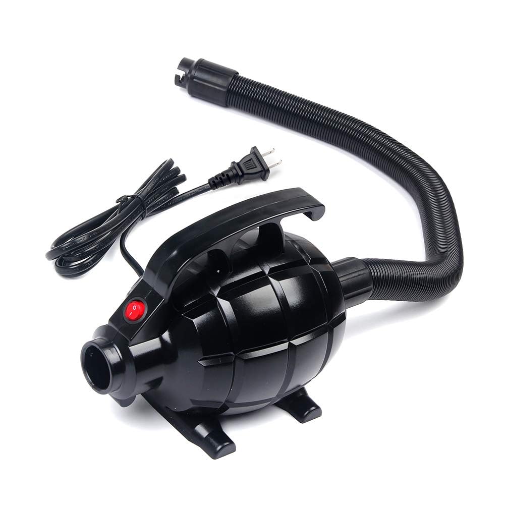 

Электрический воздушный насос Air Track для надувного воздуха Надувает Подходит для воздуха и больше Насос, Дорожки, и Сдувает, Бассейны, Надувные доски для гребли стоя, чёрный