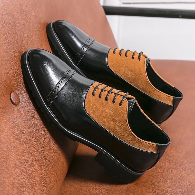 Fashion Leather Shoes For Man Genuine Leather Big Size Shoes High Quality Designer Formal Shoes Casual Shoes Fashion Business