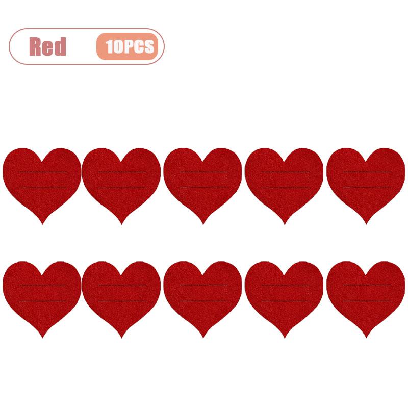 

Valentine s Day Heart Shaped Felt Cutlery Set Knife Fork Spoon with Coaster Romantic Table Setting for Party Dinner Decor