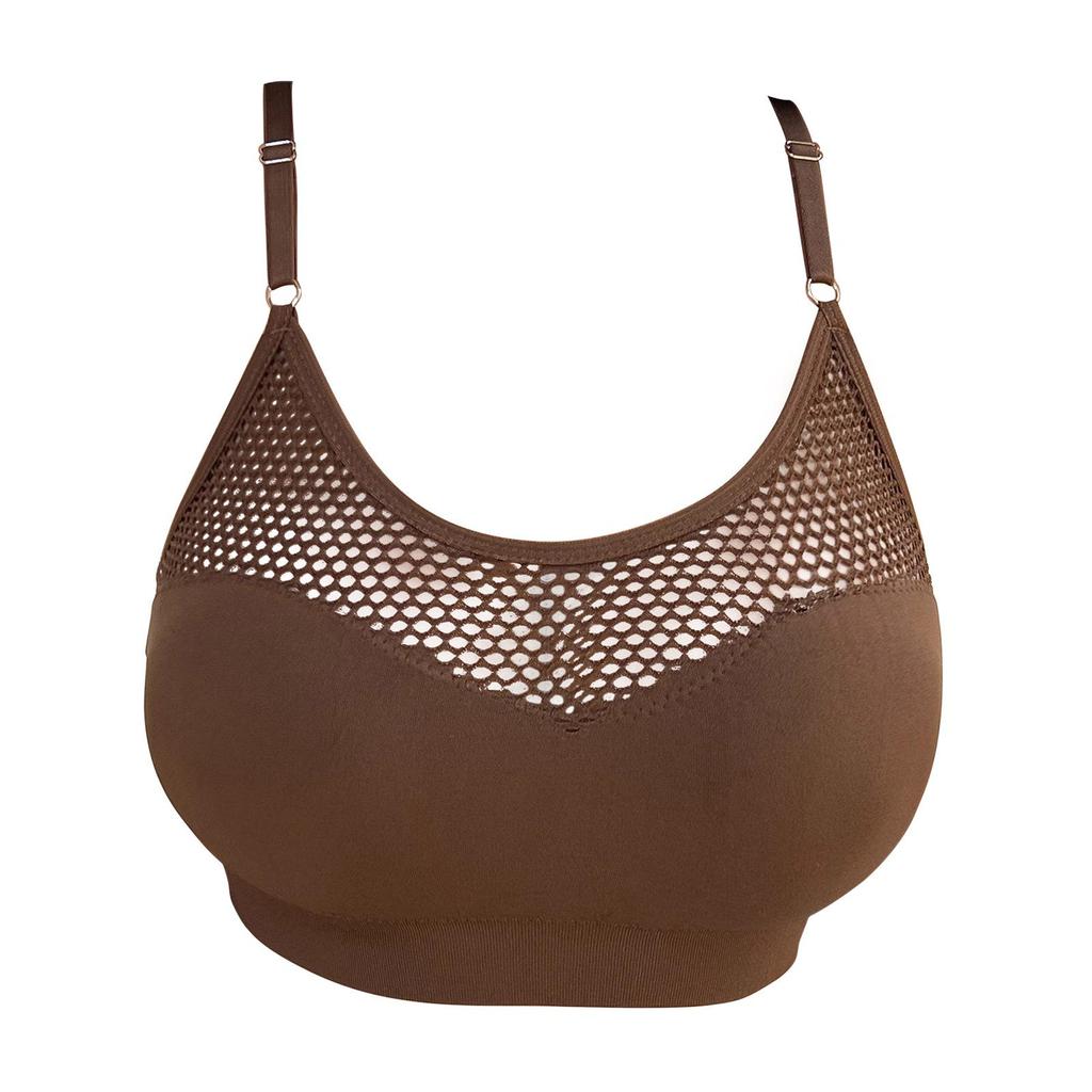 Zeriluna Sexy Netz-Crop-Top: Modische, Ausgesparte, Mehrfarbige, Bequeme, Atmungsaktive Unterwäsche