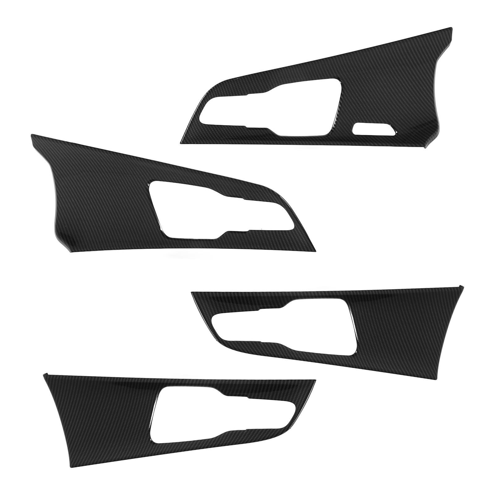 

5pcs Interior Door Handle Bowl Trim Carbon Fiber Left Drive Handle Cover Replacement for Kia Sportage NQ5 2022 Above