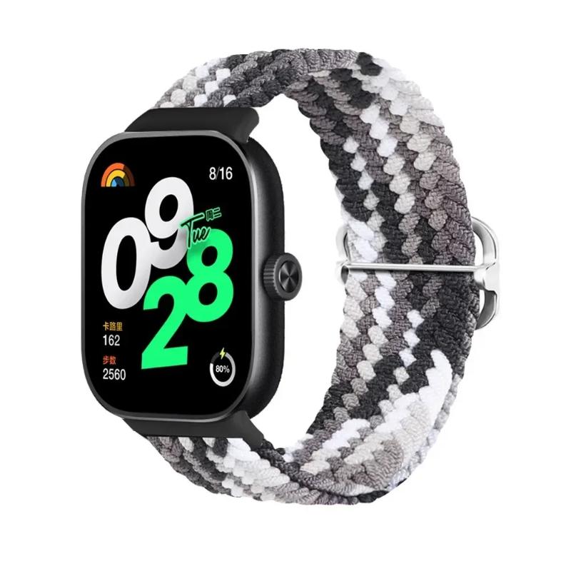 Nylon Strap For Xiaomi Mi Band 7 9 8 Pro Elastic adjustable Braided solo loop Replacement belt Bracelet Correa Redmi watch 4 5 6