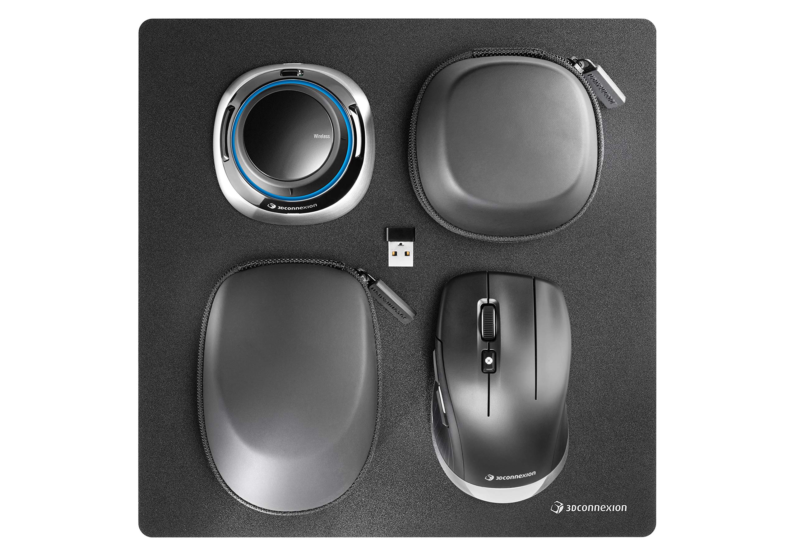 

3Dconnexion CAD Mouse SpaceMouse Wireless Kit 2 USB-C Bluetooth compatible 3DX-700136 SMWK2