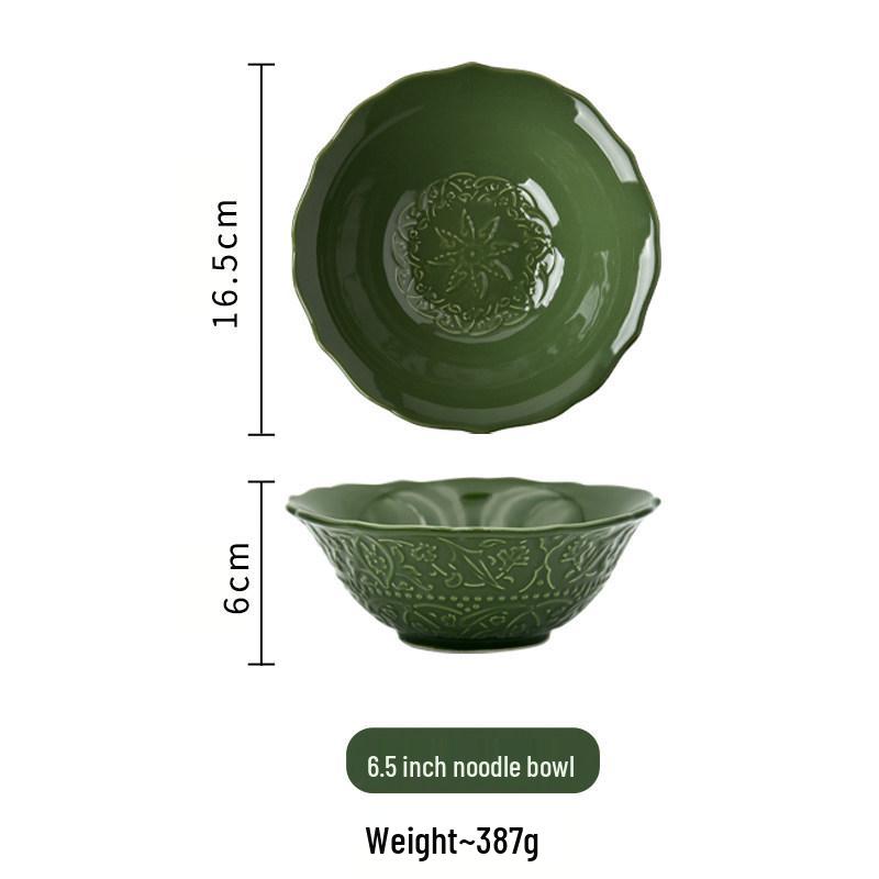 Nordic Style Purple Ceramic Tableware Set: Retro French Bowls, Plates & Dishes - Perfect Housewarming Gift
