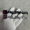 1pc Metal Emblen ALPINA Lettering Badge Durable Vehicle Accessory Enhances Aesthetics Compatible with Multiple Car Models Stylish and Practical