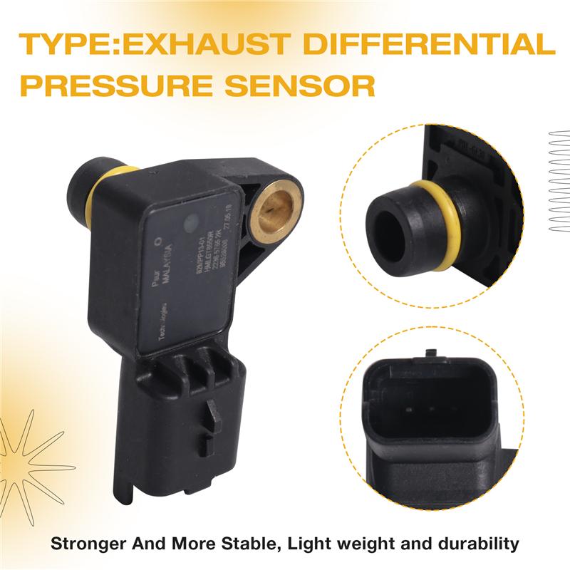 DPF Sensor For Car Exhaust Differential Pressure Difference For Renault 82MPP12-01 223655883R 82MPP13-01 223657652R