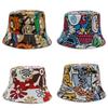 Fisherman Floral Printing Hat Outdoor Sun Protection Bucket Hat Fashion Gift
