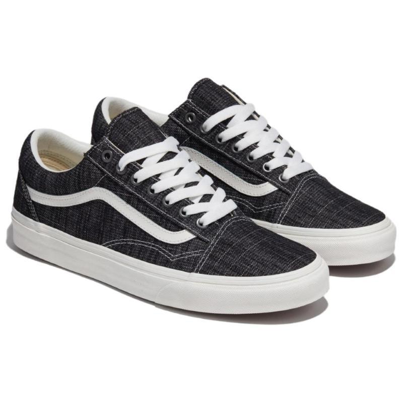 Vans Old Skool Collection Low Top Skateboard Shoes Unisex Black Sneakers VN000CR5Y281