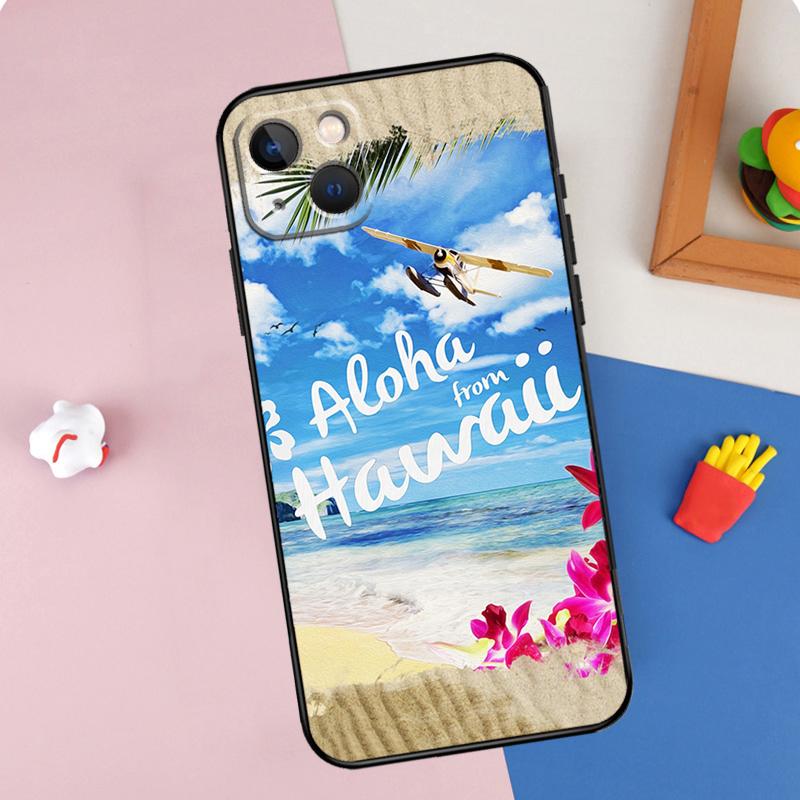 Hawaii Aloha Phone Case For iPhone 16 Pro Max 11 12 13 14 15 Pro Max Mini 16e 15 16 Plus XR Cover Shell