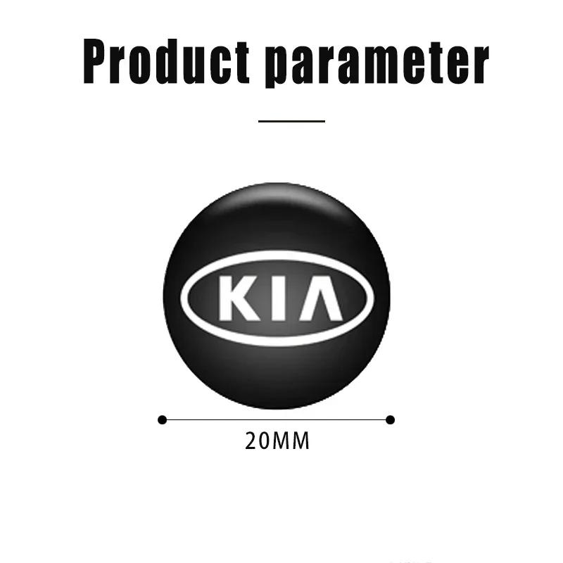 CKWQ4 20mm Car Door Keyhole Protective Stickers for KIA sportage ceed sorento cerato optima picanto rio soul k3 k5 stonic Accessories