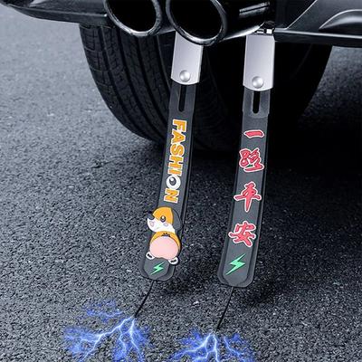 Auto Statikband Statische Ableitung Entladeband Auto Antistatik Metallband Cartoon Modellierung Statikband Ableitung