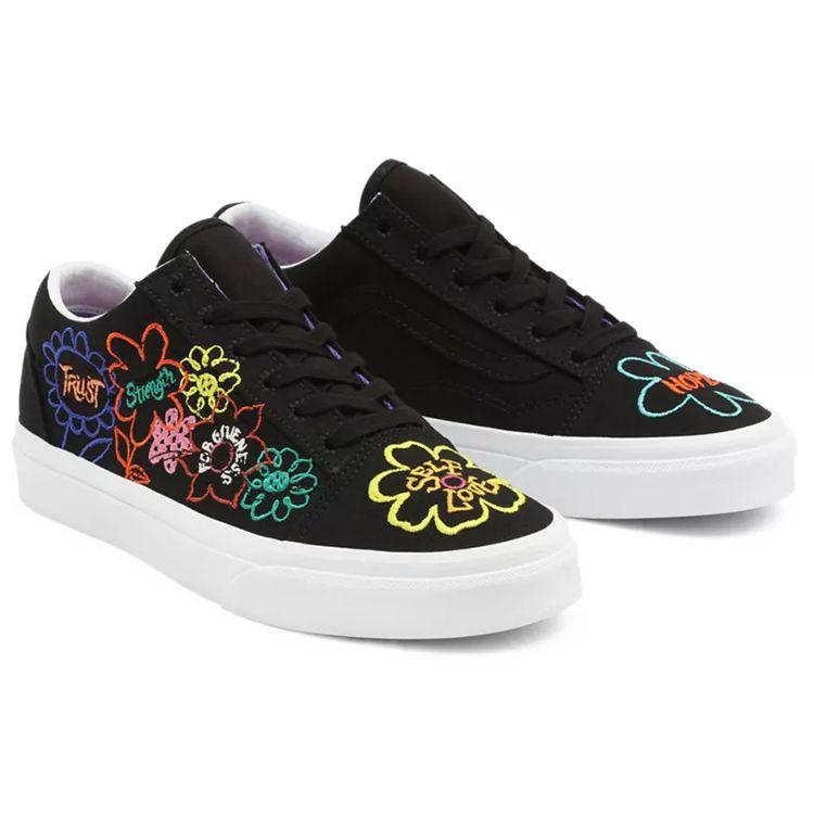 Vans Old Skool Cultivate Care Unisexové tenisky Černá Zahrada Pravá Bílá VN0A5KRF8BC