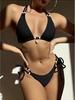 Sexy Tie-Up Bikini Swimsuit for Women - Perfect for Beach Vacations