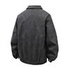 Autumn Men'S Retro Solid Color Jacket Hong Kong Style Men'S Casual Loose Lapel Leather Jacket