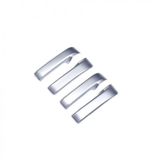 For Toyota FJ Cruiser 2007-2014 4pcs Matte Silver Door Handle Cover Trim Decor
