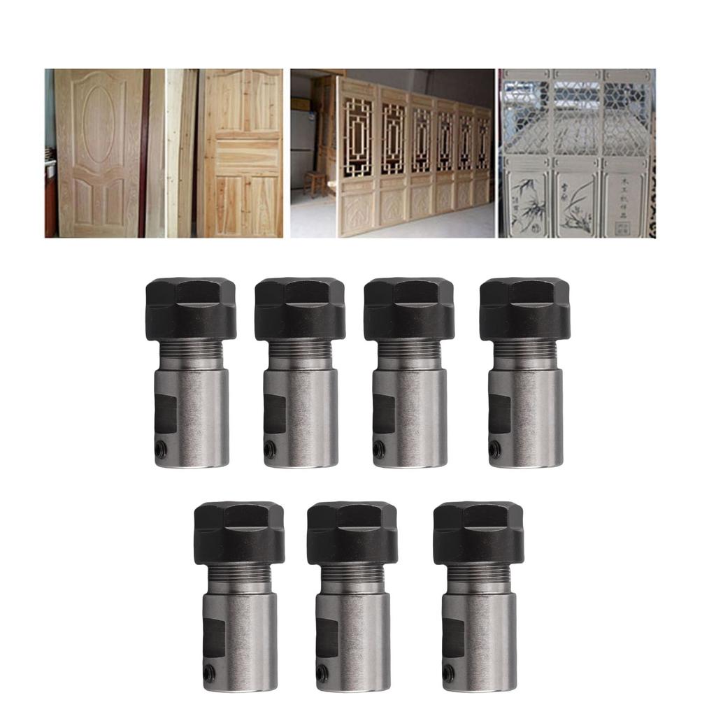 Motor Shaft Holder Extension Rod ER11 5mm Motor Shaft Holder Extension Rod ER11 1‑7mm Spring Collets Set Spring Collet