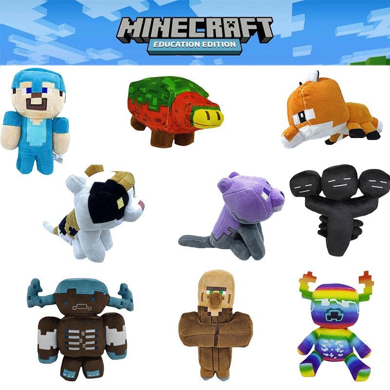 Pluszowa Lalka Minecraft Miękki Pluszowy Zwierzęcy Figurka Krótki Plusz Tkanina 20-23cm Wysokości