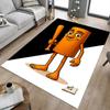 1PC Wooden Character Baseball Bat Extra Large Non Slip Floor Carpet, Office, Family, Bedroom, Studio Large Area Rug Indoor Rugs