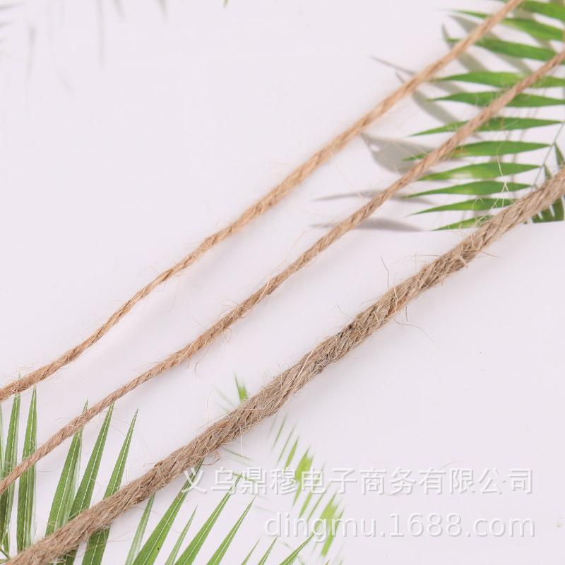 

Ретро-ручная работа, бирка из джутовой веревки, украшения с декоративной пеньковой веревкой, упаковка для освещения, в комплекте, рамка для скалолазания в виде кошки, пеньковая веревка 1MM 1m