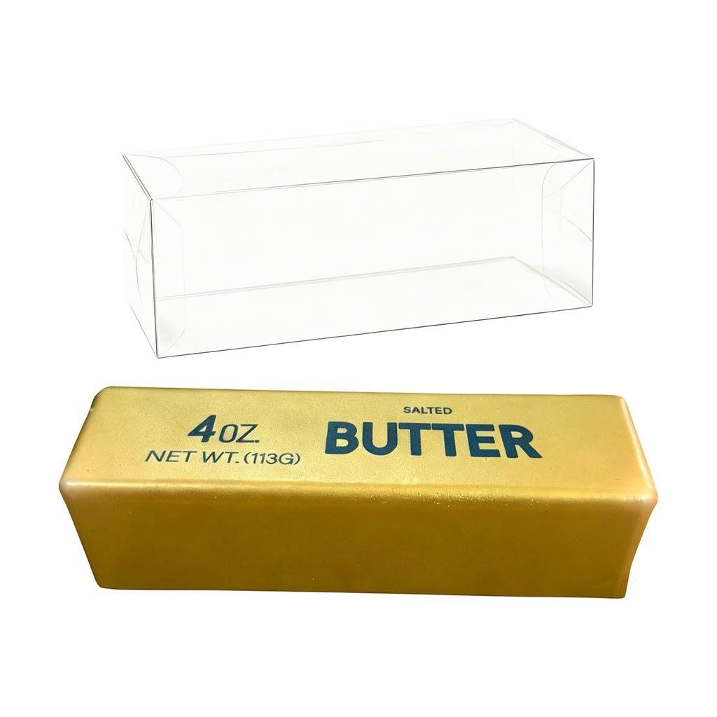Butter Scented PVC Squishy Toy 13 5cm Slow Rising Stress Relief Soft Foam Simulation Food Model with Clear Display Box