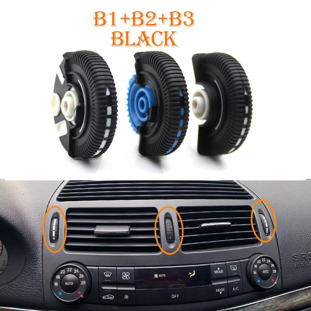 Vorne Links Rechts Klimaanlage AC Lüftungsgitter Basis Rollknopf Für Mercedes Benz E-Klasse W211 2003-2008 E230 E260 E280 2118300054