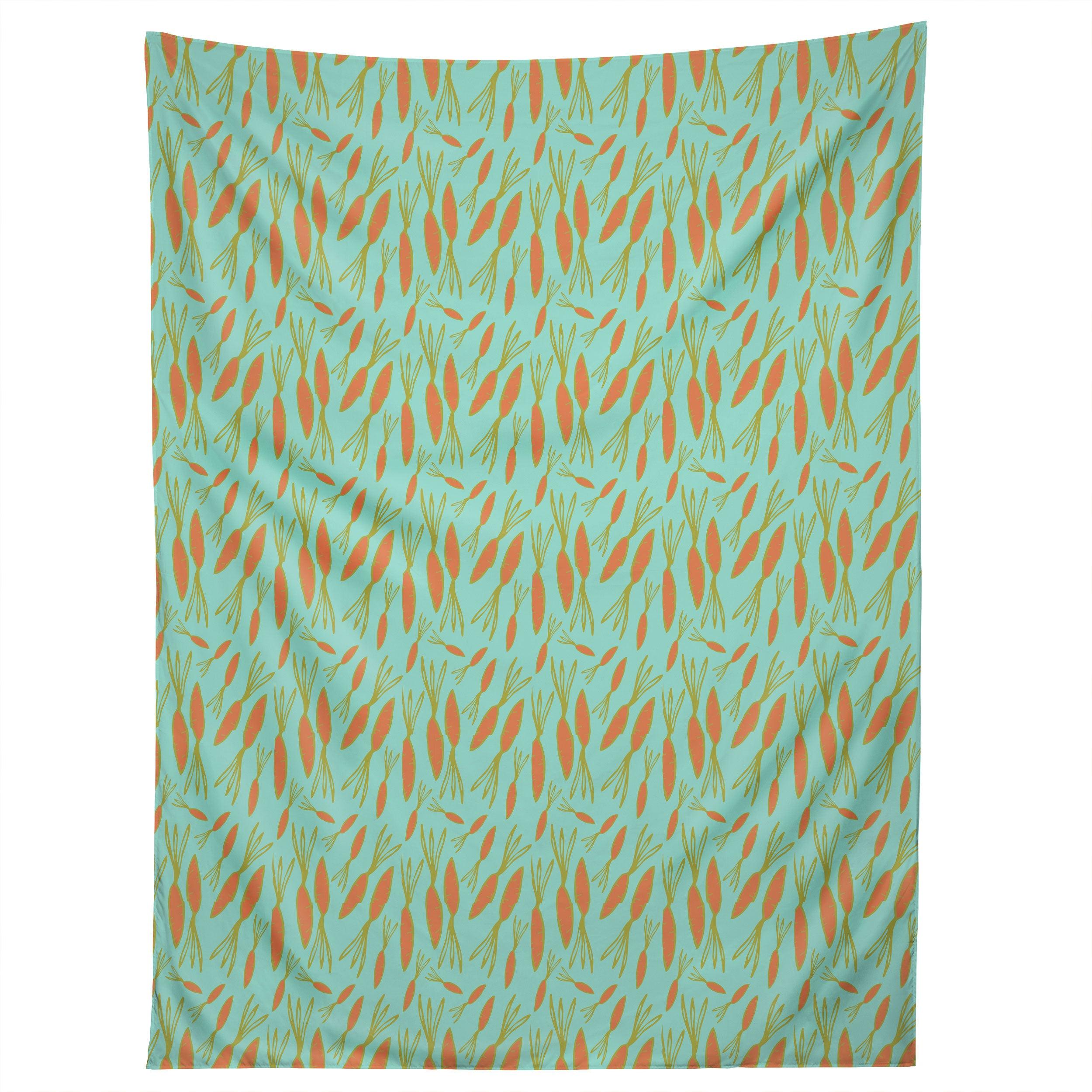 CUTE LITTLE CARROTS tapestry 75x100