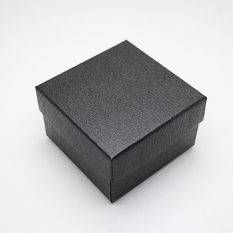 

Шкатулка для часов с узором личи, коробка для упаковки браслетов с крышкой «небо и земля», список для хранения украшений Black lychee pattern; 8.5*8.5*5.5cm