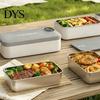 Scaldavivande da Viaggio Elettrico per Pranzo, Capacità 900ml, Scaldavivande Portatile, Rivestimento in Acciaio, Ricaricabile via USB, Riscaldato, Ermetico, Temperatura Costante