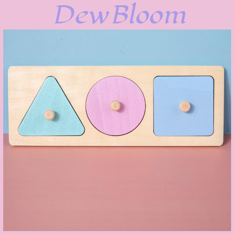 Montessori Magnetic Shape Puzzle For Kids With Wooden Blocks For Cognitive Development