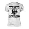 Corrosion Of Confirmity 'Skull Logo' White T Shirt - NEW Unisex T-Shirt