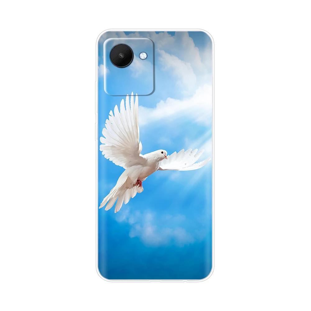 Etui Torba na Telefon Komórkowy Do Realme C30 Etui RealmeC30S Pokrowiec Do OPPO Realme C30S C30 s RealmeC30 Miękki Przezroczysty Silikonowy Tylny Pokrowiec