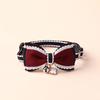 Cute Pet Girl Cat Dog Collar Adjustable Bow Bells Collar Cat Necklace Fashion Accessories Pet Puppy Kitten Pendant Supplies