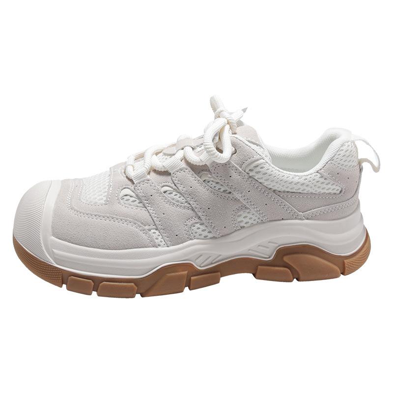 

Big head ugly cute silver hiking shoes women s 2025 autumn new thick-soled niche design casual sports women s dad shoes 35